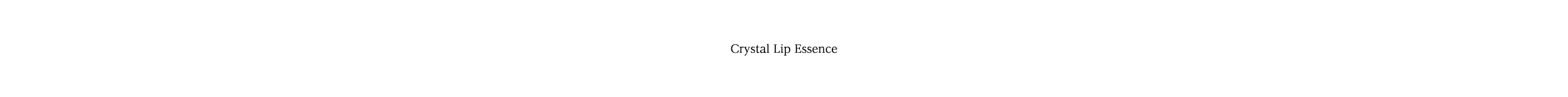 Crystal Lip Essence