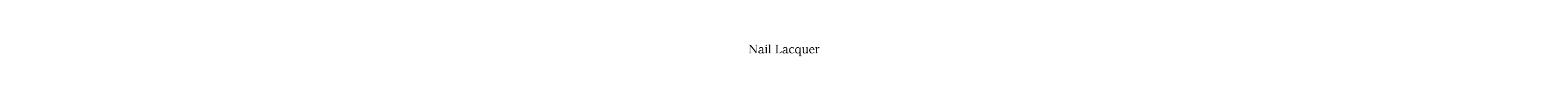 Nail Lacquer