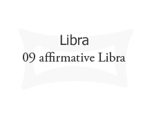 天秤座 09 affirmative Libra