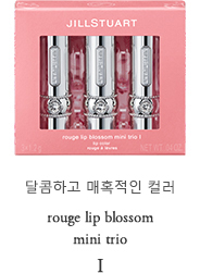 甘くときめくスウィートカラー rouge lip blossom mini trio I